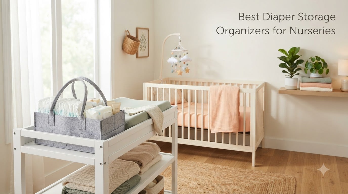 Best Diaper Storage Organizers for Nurseries