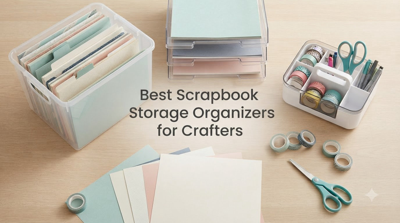 Best Scrapbook Storage Organizers for Crafters