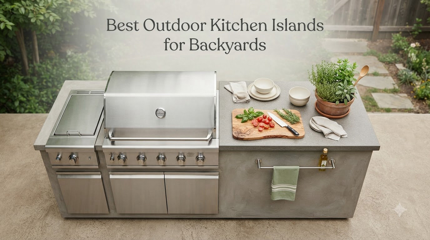 Best Outdoor Kitchen Islands for Backyards