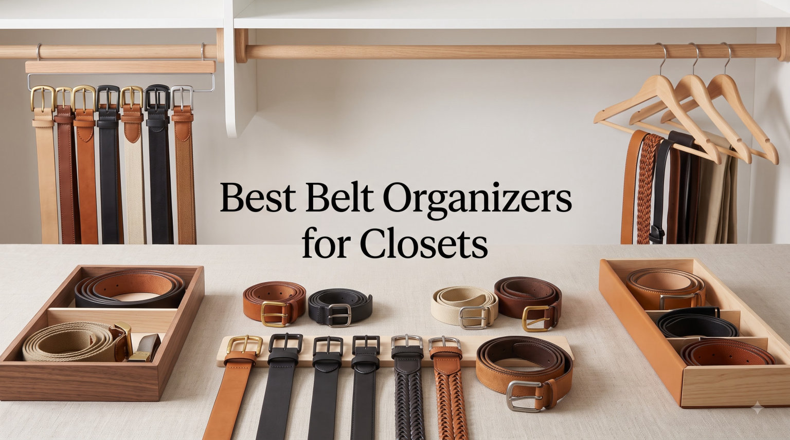 Best Belt Organizers for Closets