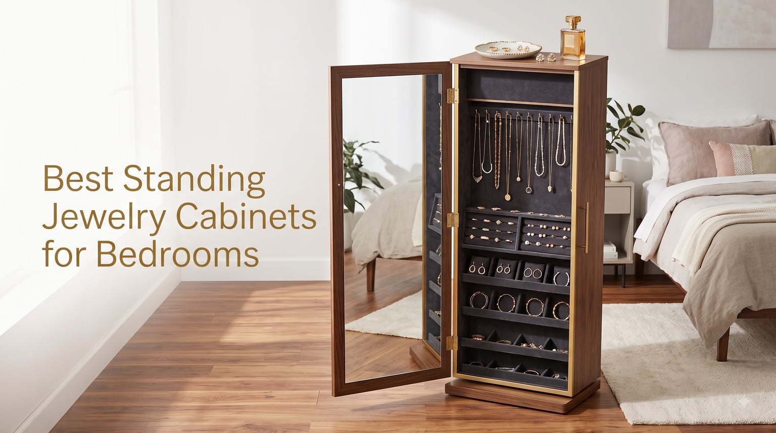 Best Standing Jewelry Cabinets for Bedrooms