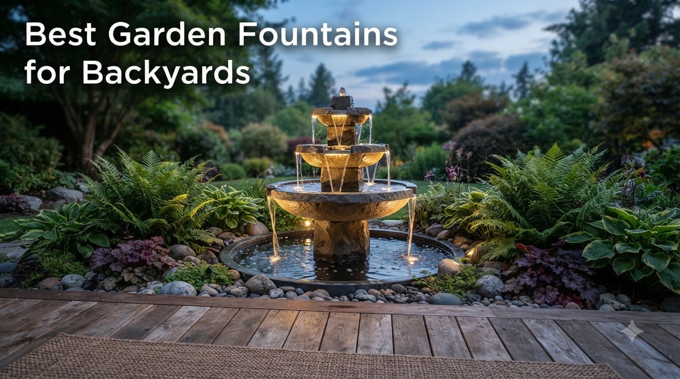 Best Garden Fountains for Backyards