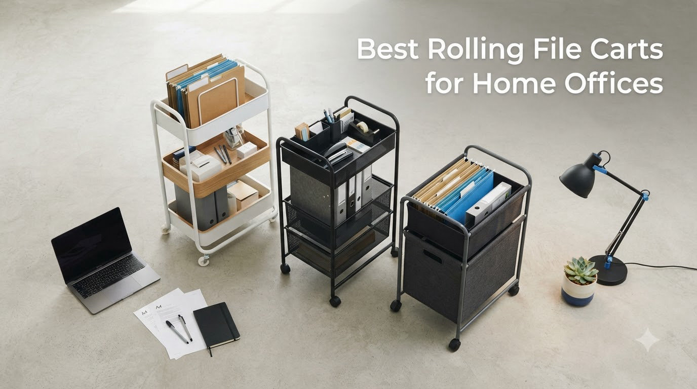 Best Rolling File Carts for Home Offices