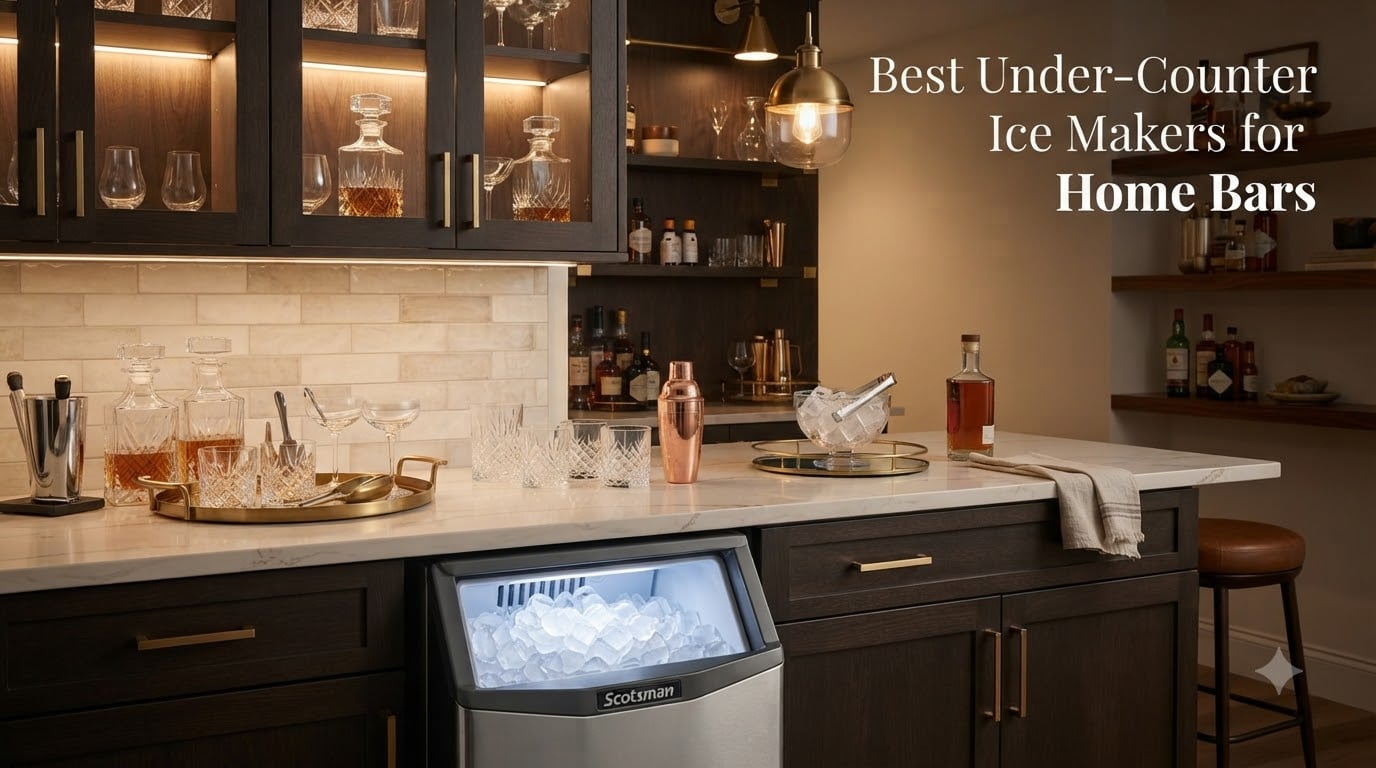 Best Under-Counter Ice Makers for Home Bars