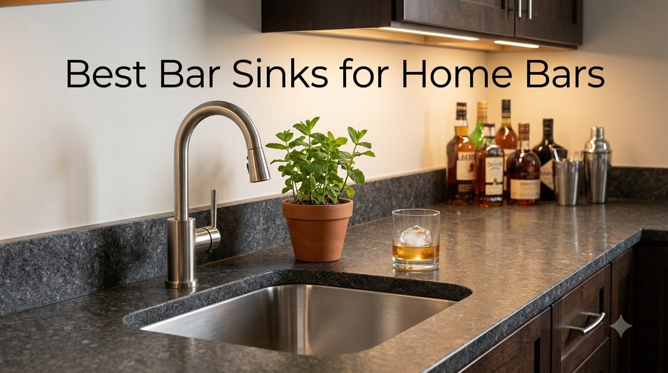 Best Bar Sinks for Home Bars
