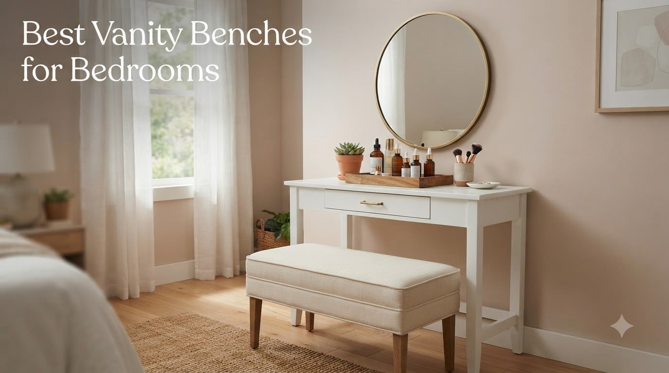 Best Vanity Benches for Bedrooms