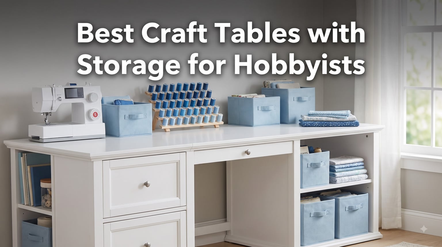Best Craft Tables with Storage for Hobbyists