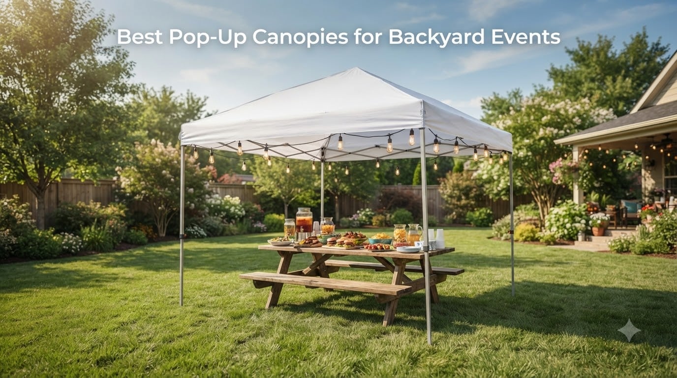 Best Pop-Up Canopies for Backyard Events