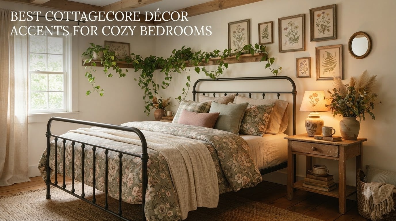 Best Cottagecore Décor Accents for Cozy Bedrooms