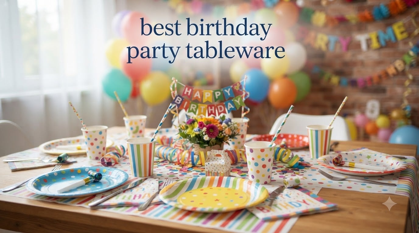 best birthday party tableware