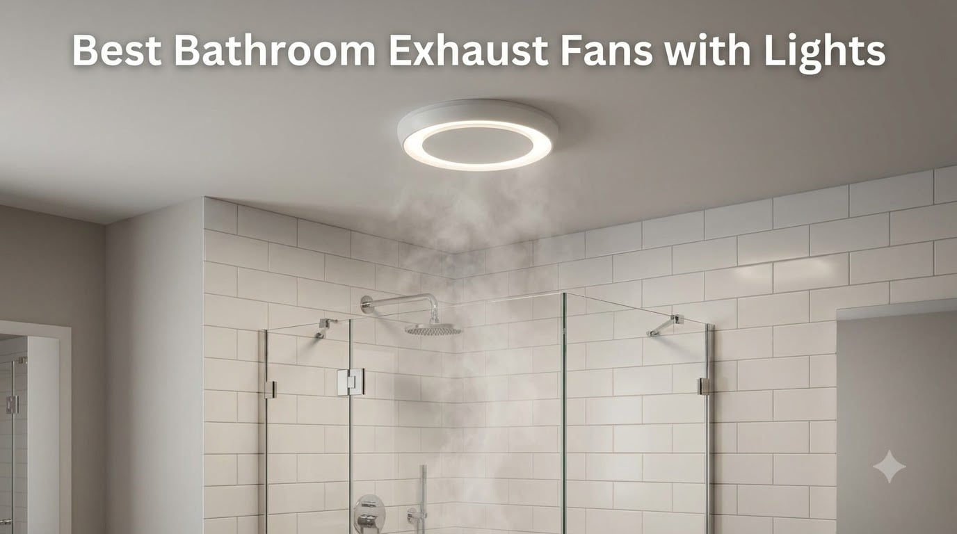 Best Bathroom Exhaust Fans with Lights