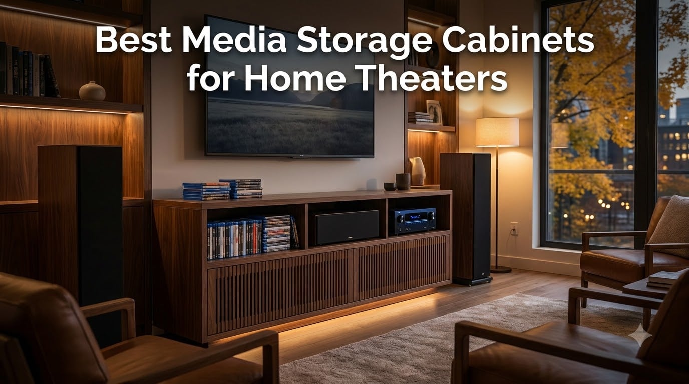 Best Media Storage Cabinets for Home Theaters