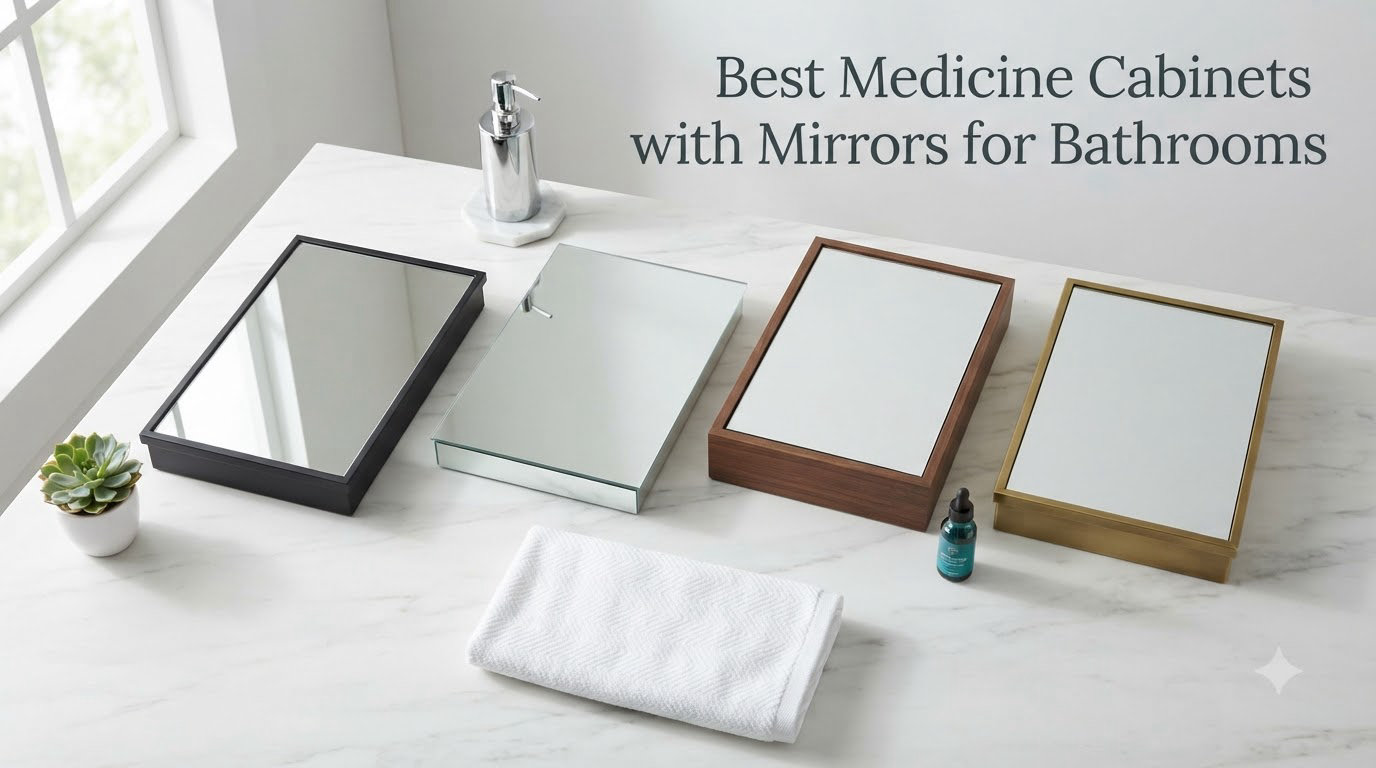 Best Medicine Cabinets with Mirrors for Bathrooms