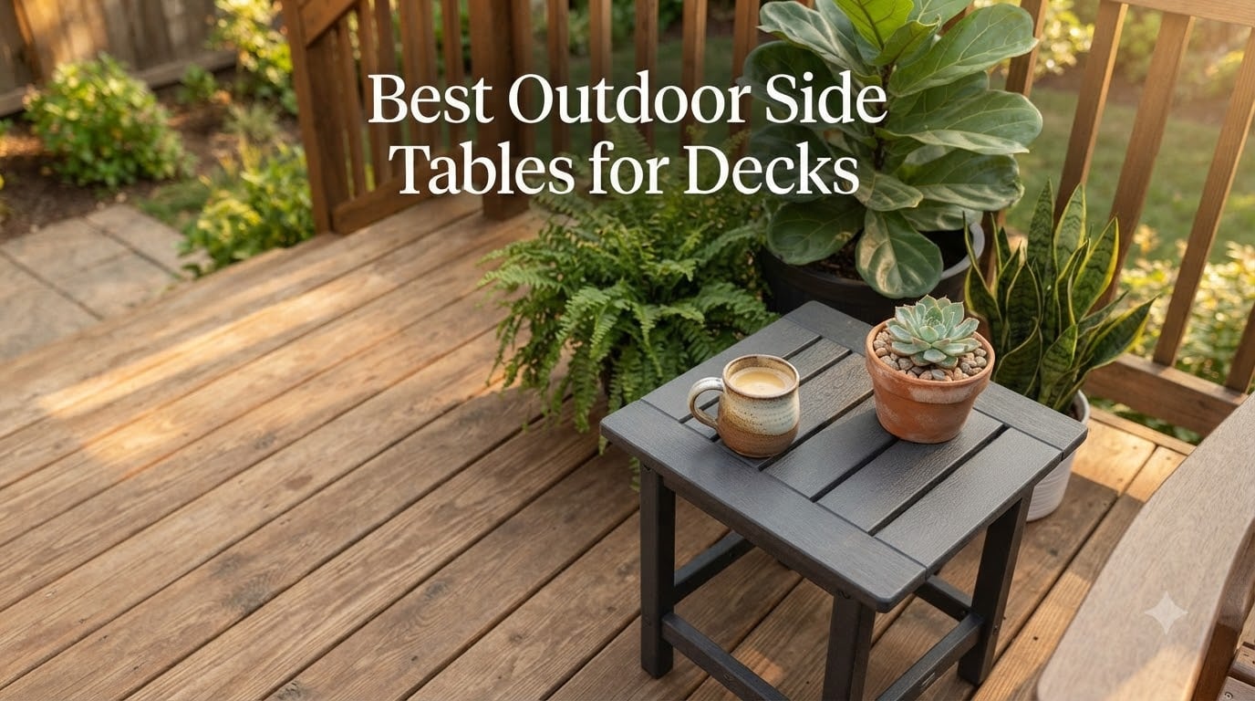 Best Outdoor Side Tables for Decks