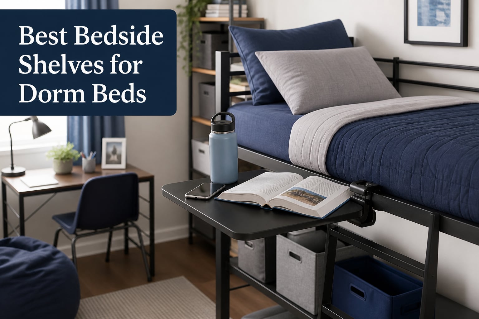 Best Bedside Shelves for Dorm Beds