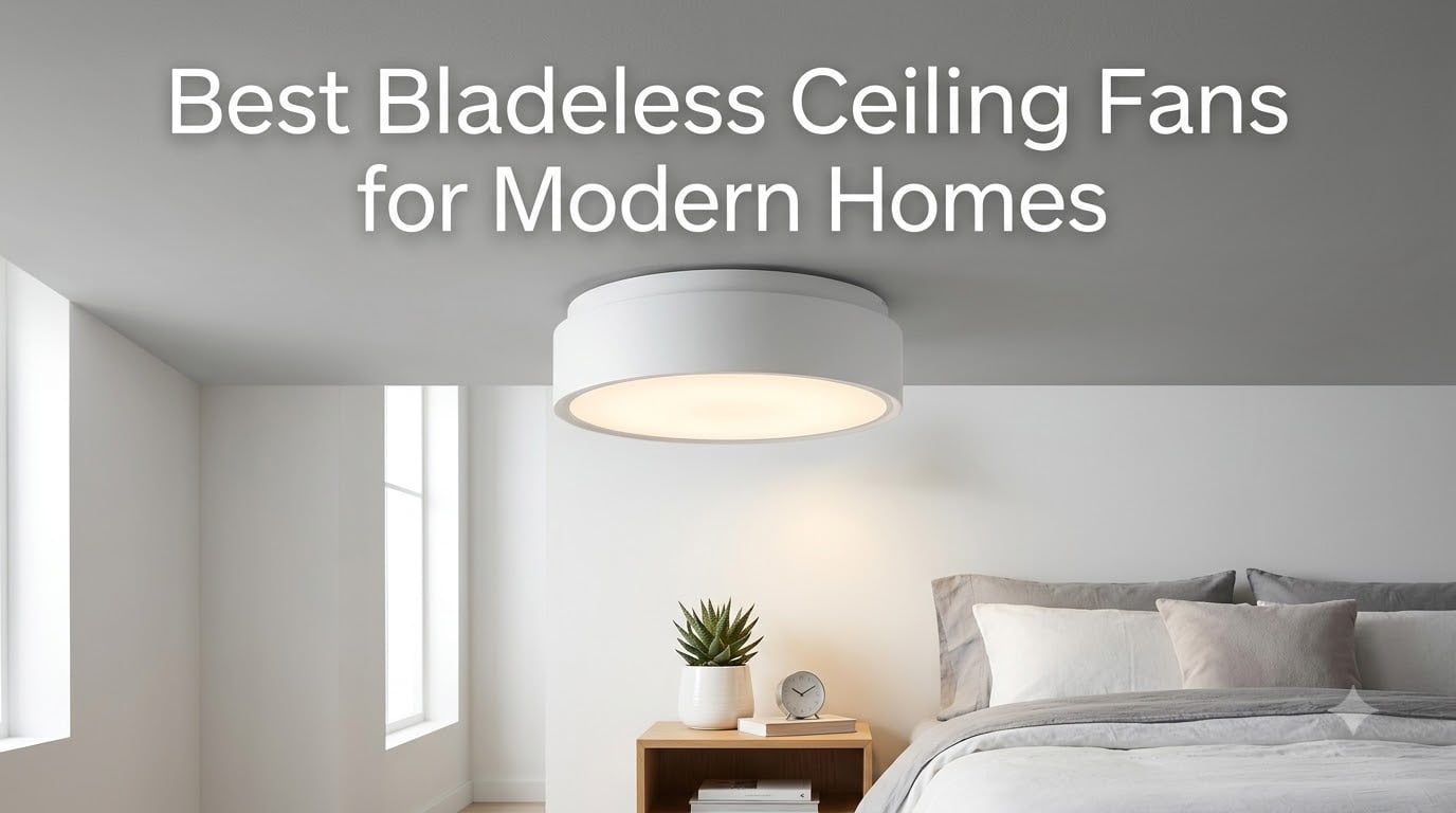 Best Bladeless Ceiling Fans for Modern Homes