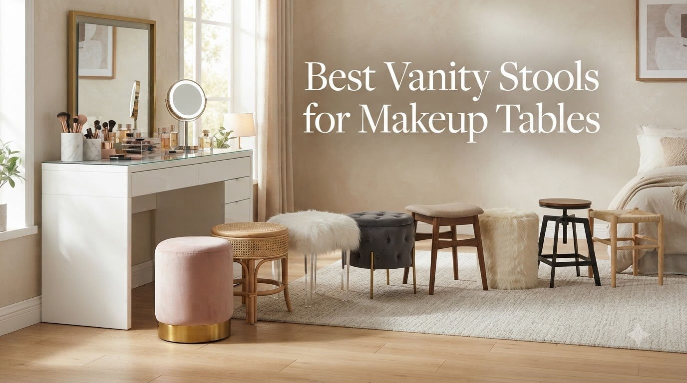 Best Vanity Stools for Makeup Tables