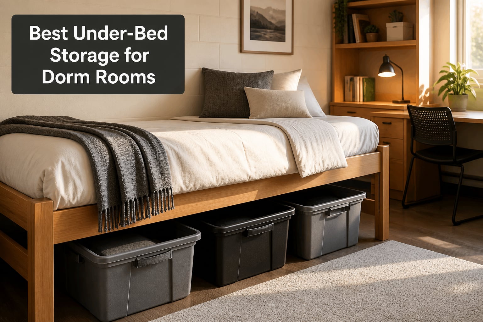 Best Under-Bed Storage for Dorm Rooms