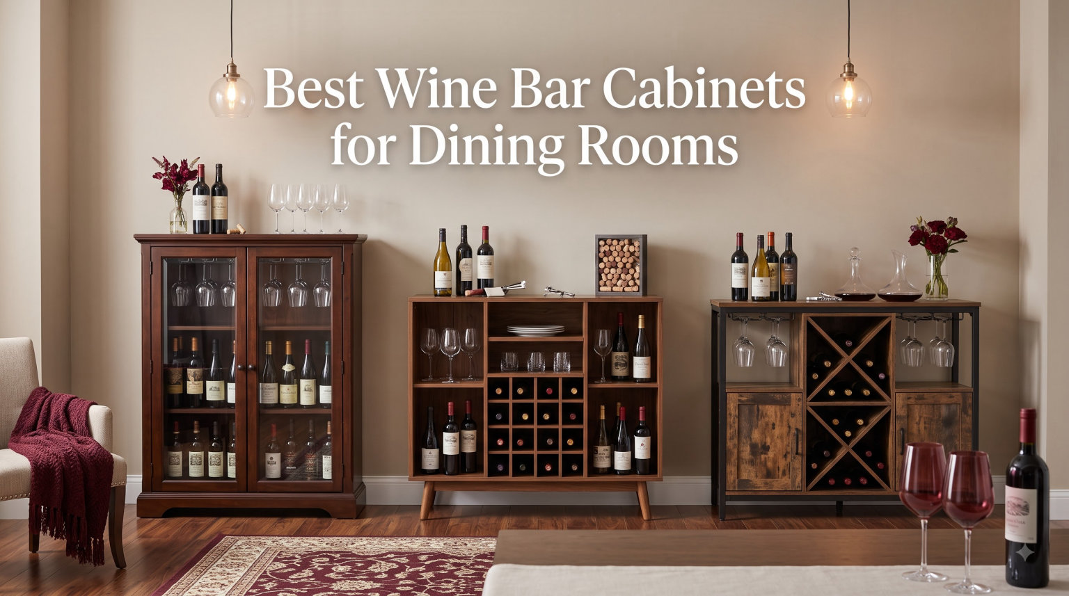 Best Wine Bar Cabinets for Dining Rooms
