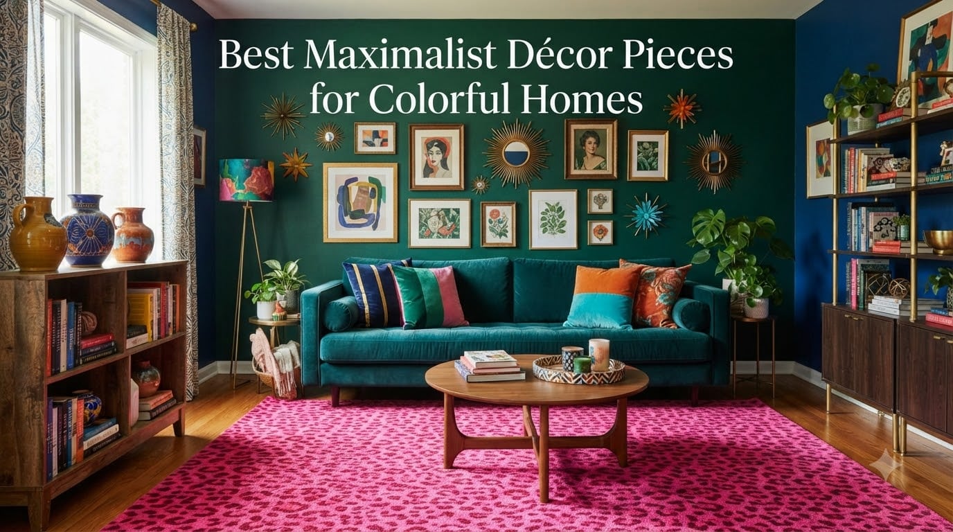Best Maximalist Décor Pieces for Colorful Homes