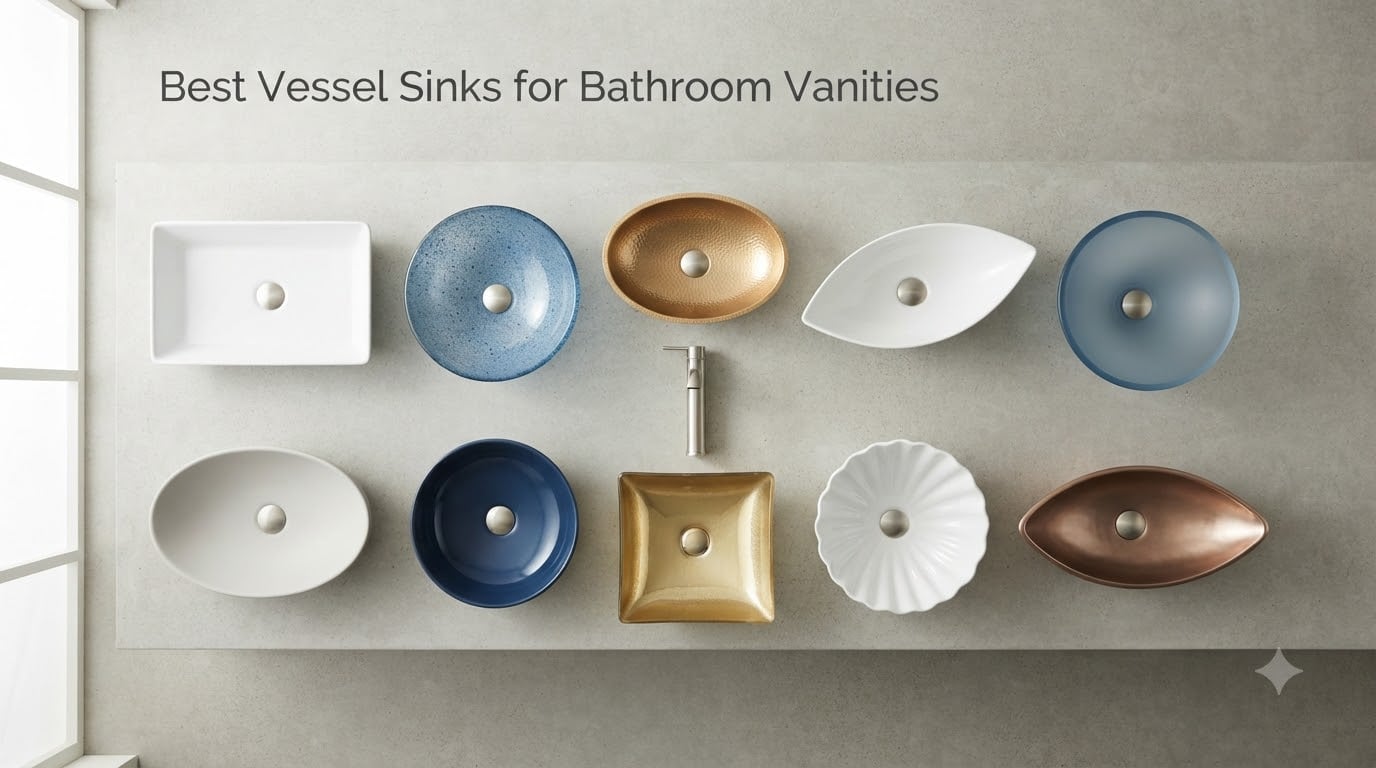 Best Vessel Sinks for Bathroom Vanities