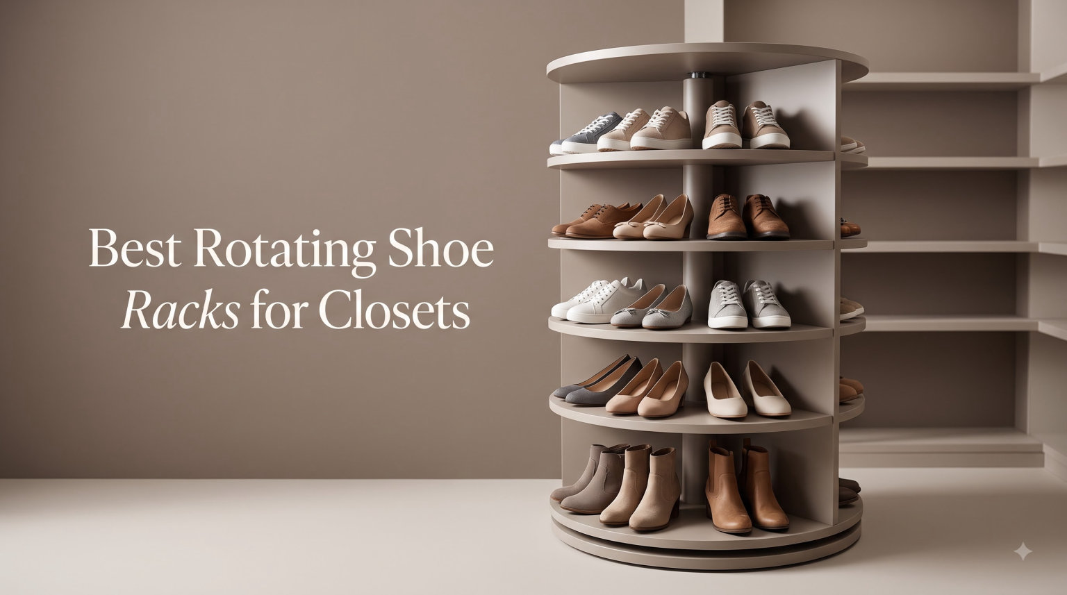 Best Rotating Shoe Racks for Closets