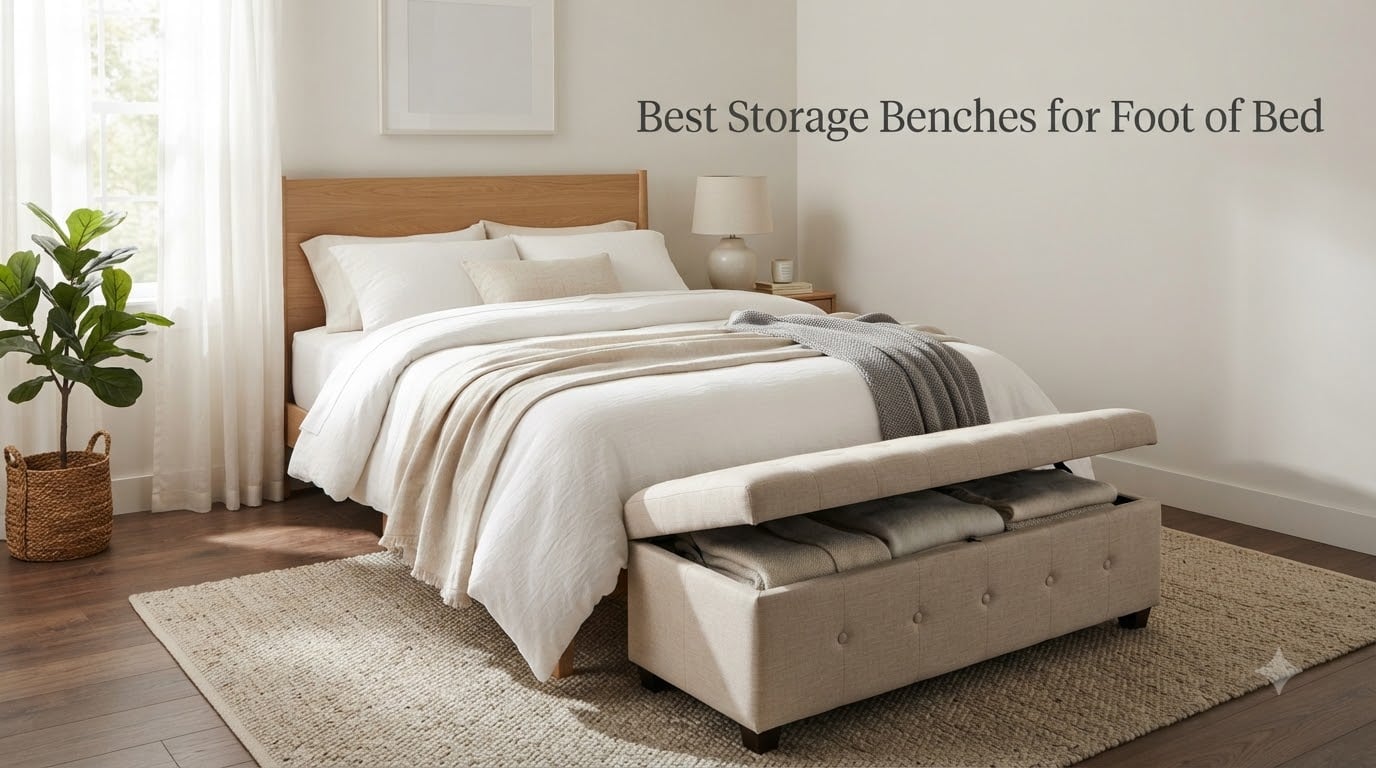 Best Storage Benches for Foot of Bed