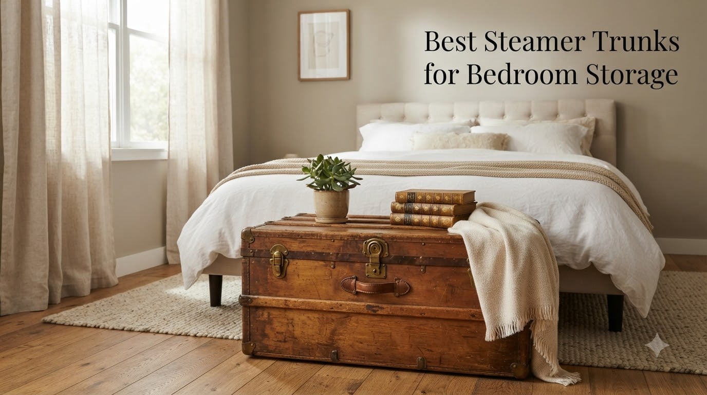 Best Steamer Trunks for Bedroom Storage