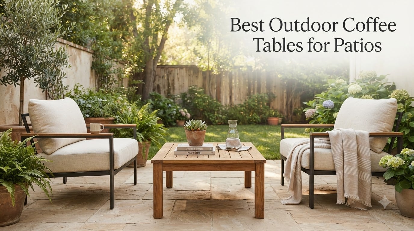 Best Outdoor Coffee Tables for Patios