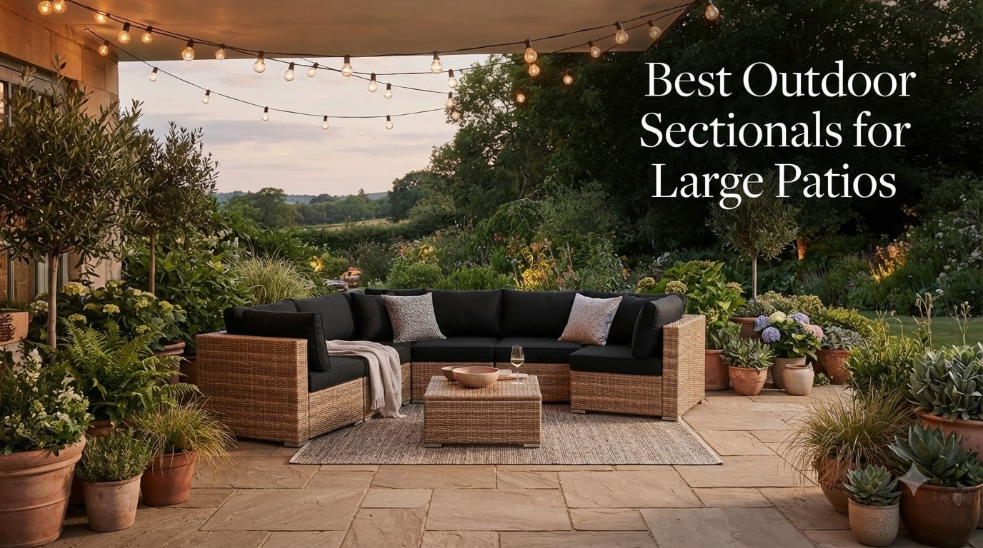 Best Outdoor Sectionals for Large Patios