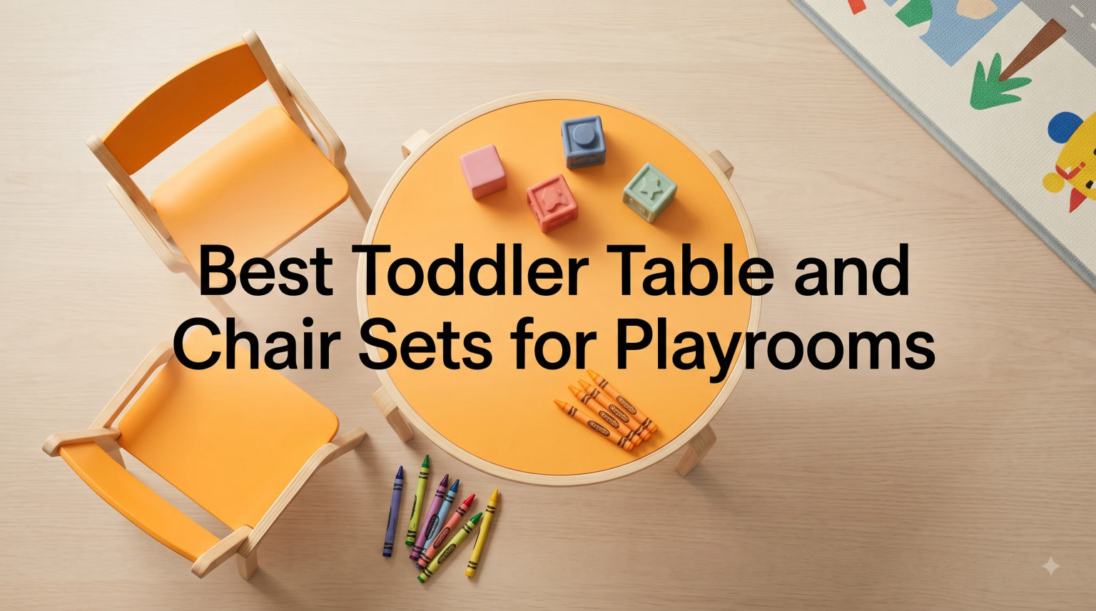 Best Toddler Table and Chair Sets for Playrooms