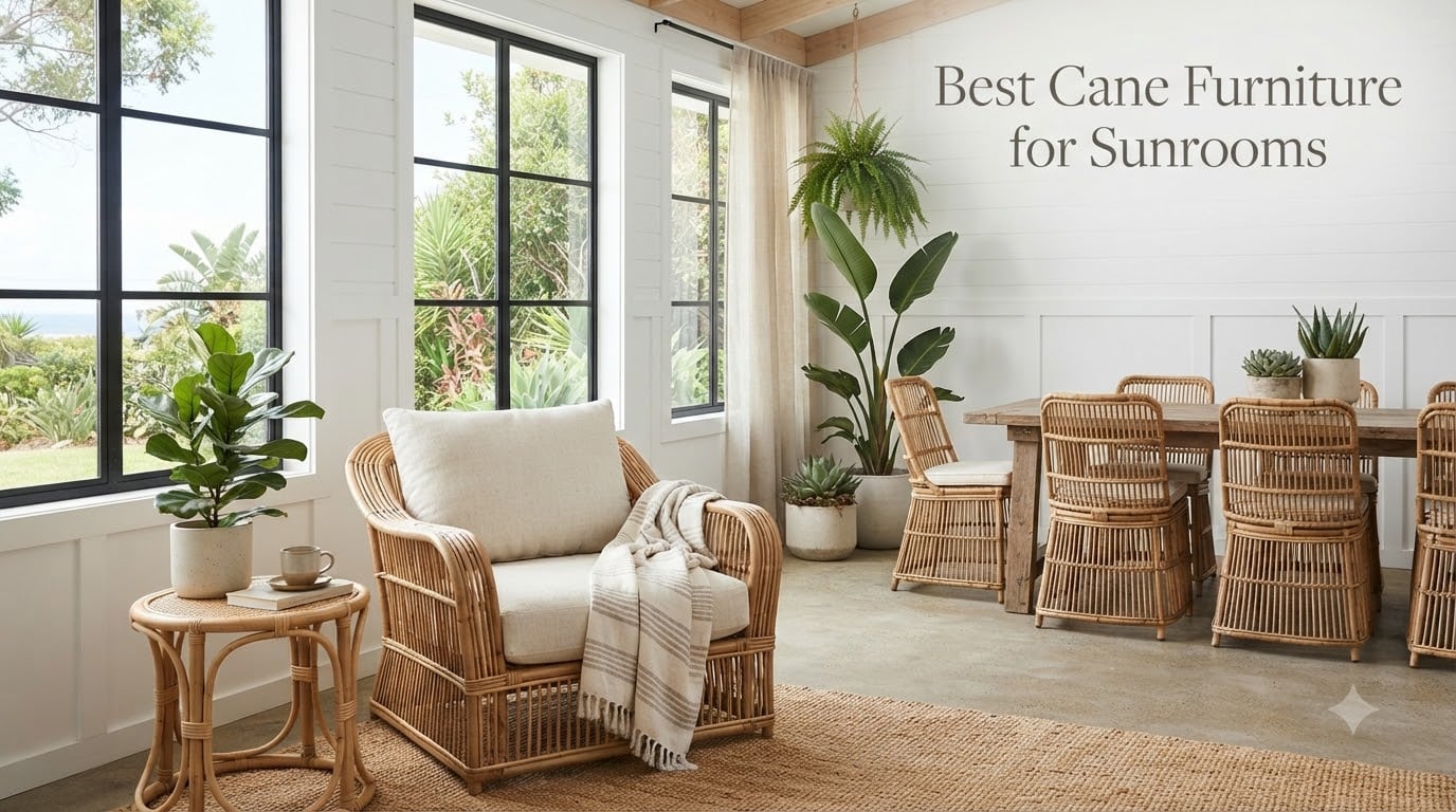 Best Cane Furniture for Sunrooms