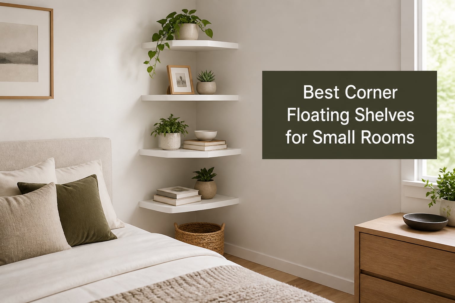 Best Corner Floating Shelves for Small Rooms