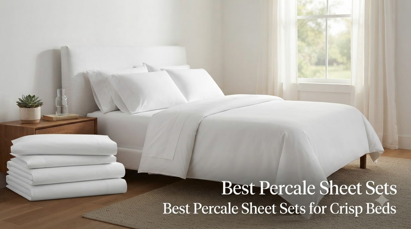Best Percale Sheet Sets for Crisp Beds
