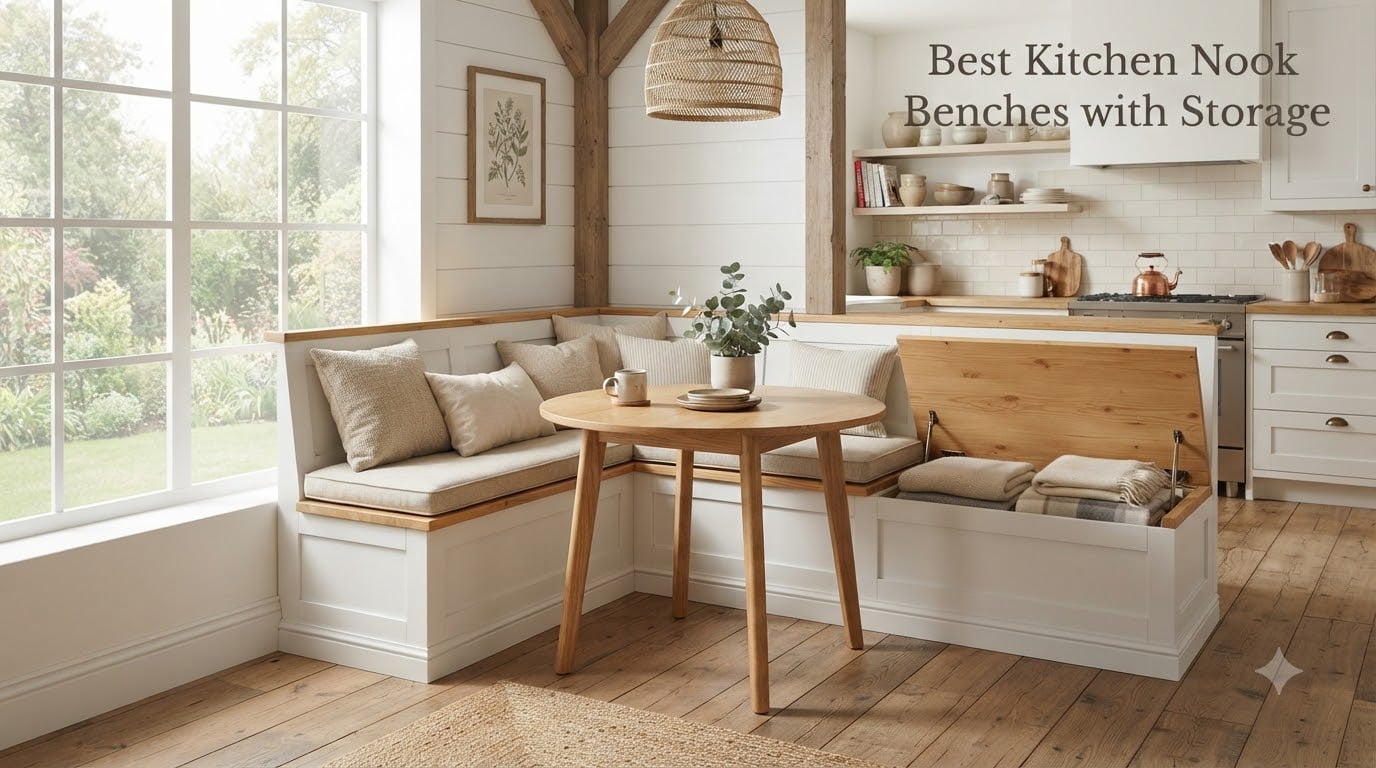 Best Kitchen Nook Benches with Storage