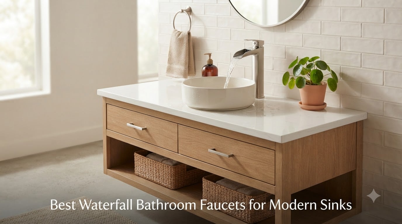 Best Waterfall Bathroom Faucets for Modern Sinks