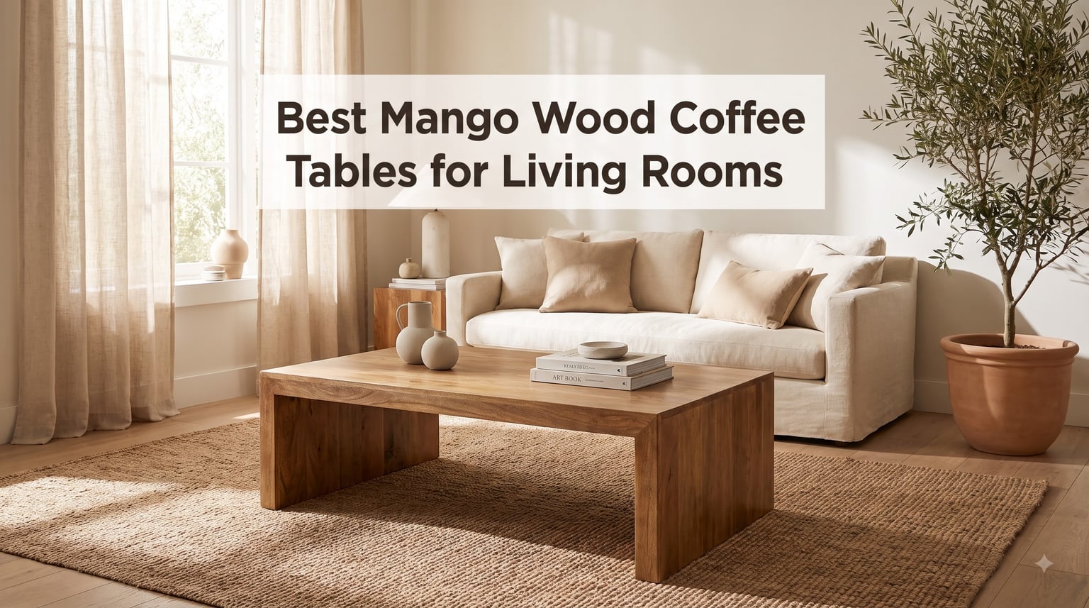 Best Mango Wood Coffee Tables for Living Rooms