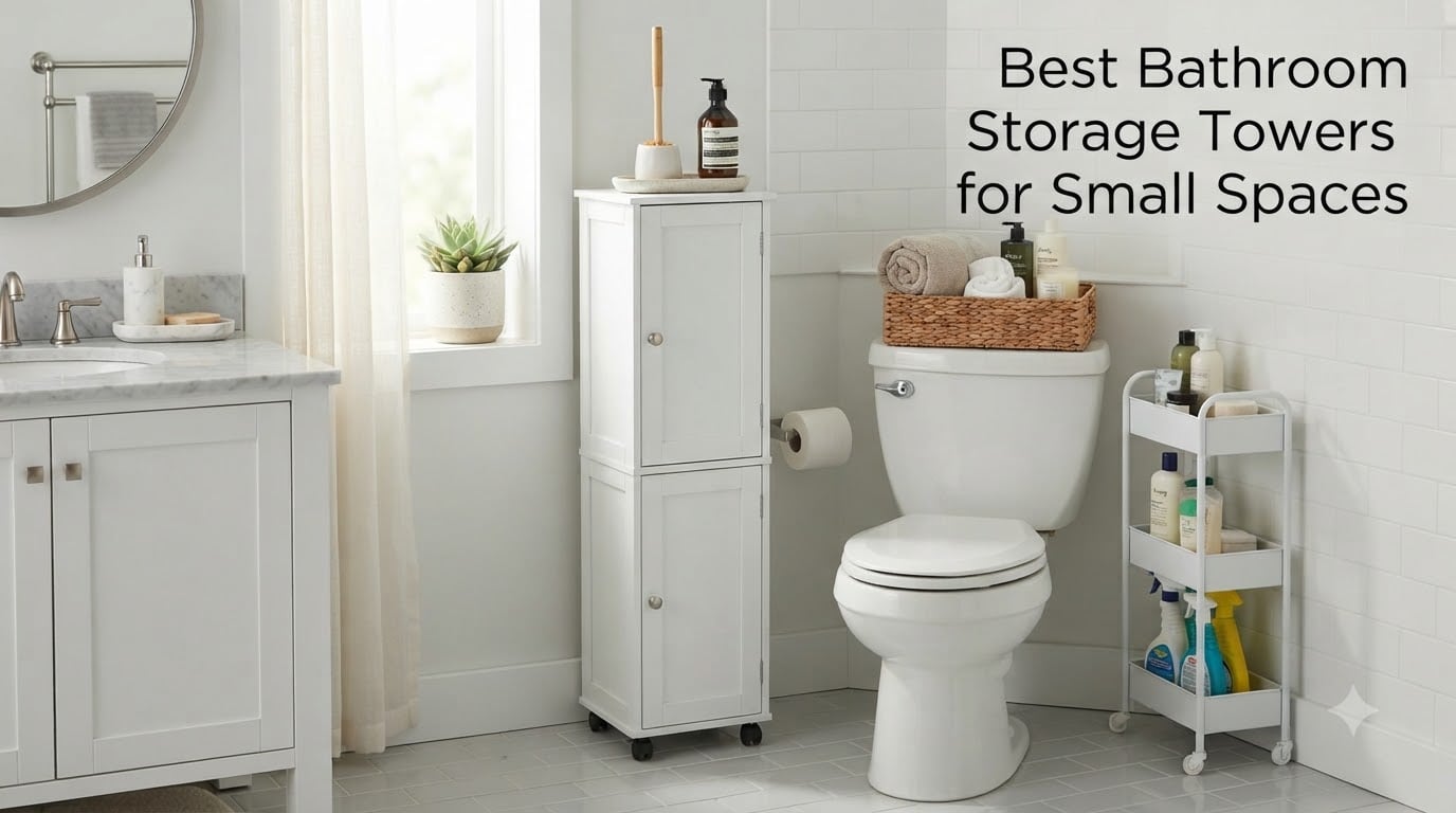 Best Bathroom Storage Towers for Small Spaces