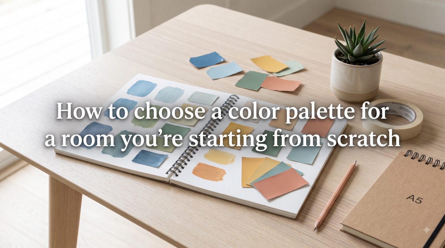How to choose a color palette for a room you're starting from scratch