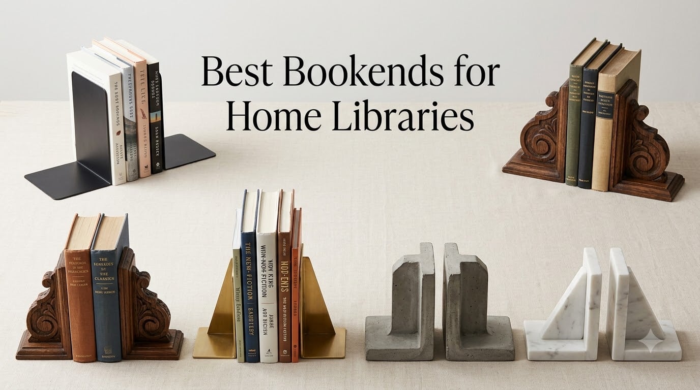 Best Bookends for Home Libraries