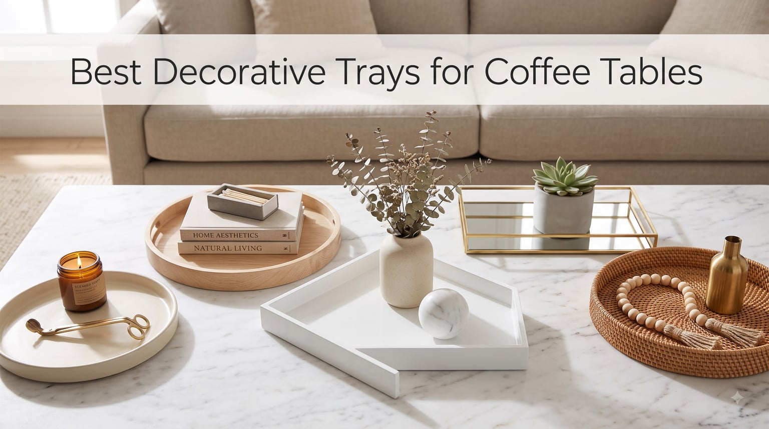 Best Decorative Trays for Coffee Tables