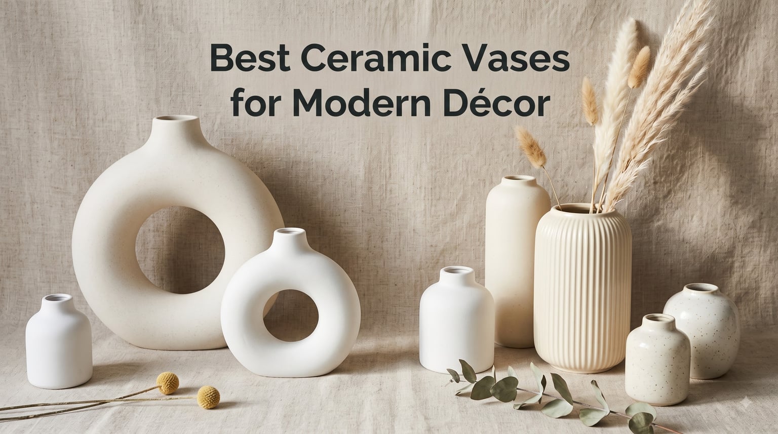 Best Ceramic Vases for Modern Décor