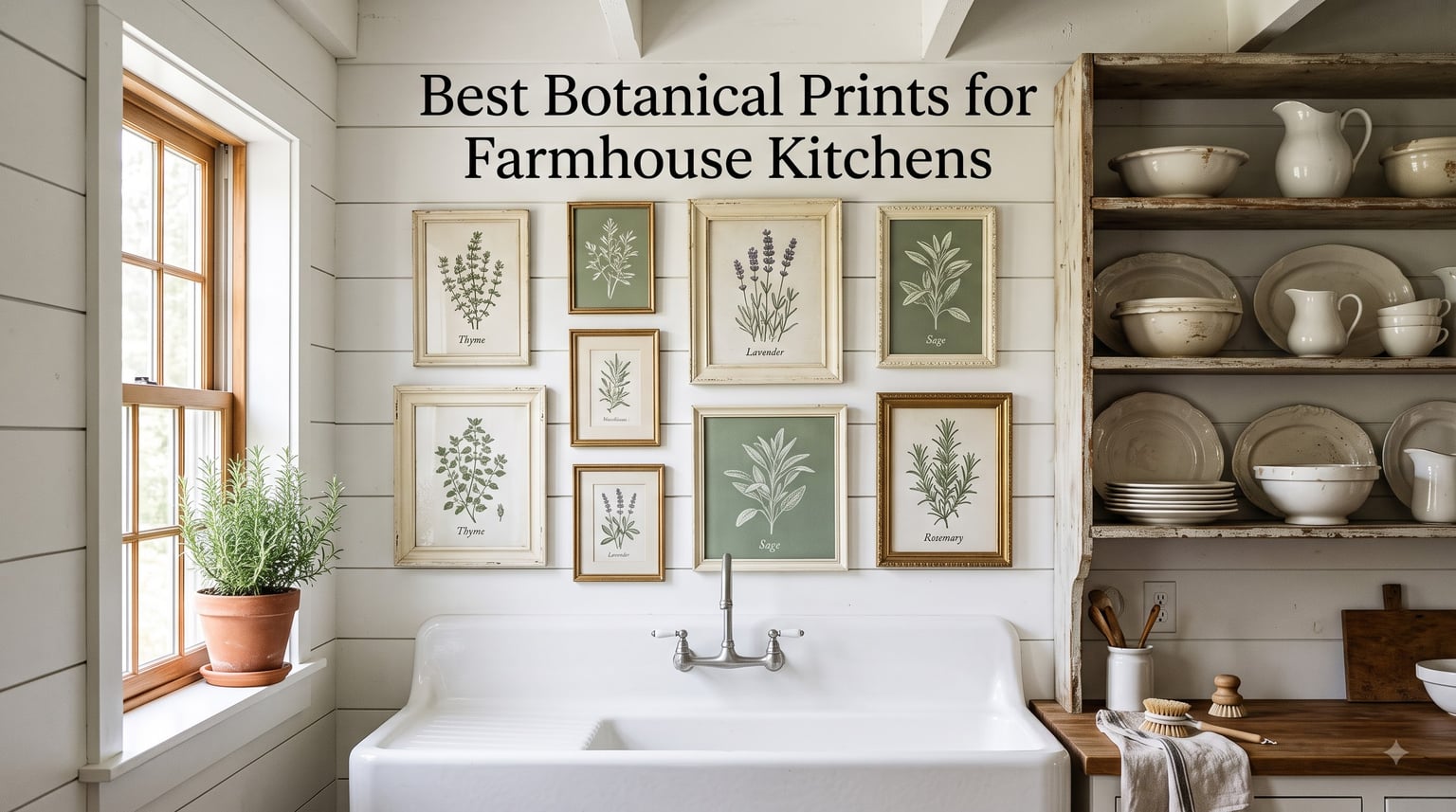 Best Botanical Prints for Farmhouse Kitchens
