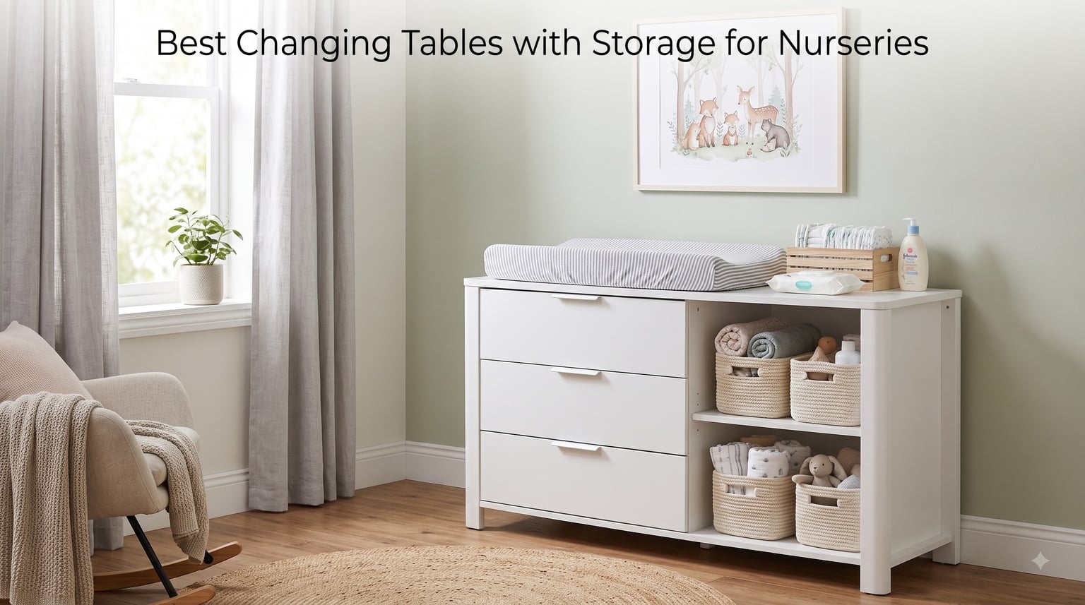 Best Changing Tables with Storage for Nurseries