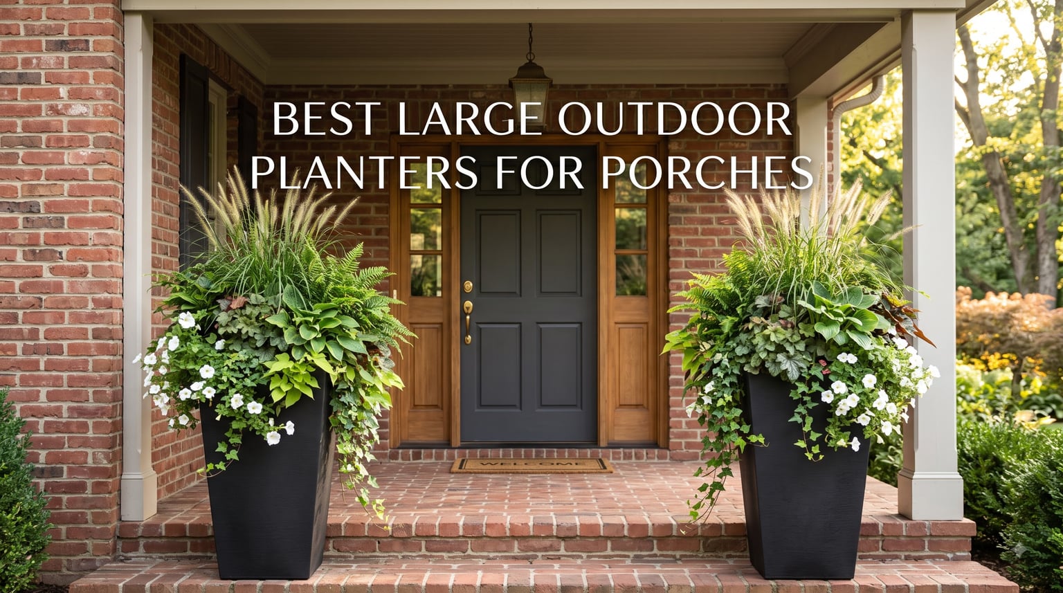 Best Large Outdoor Planters for Porches