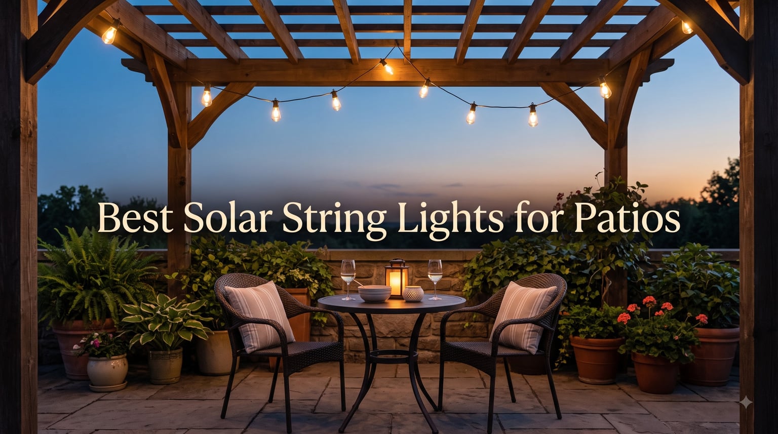 Best Solar String Lights for Patios