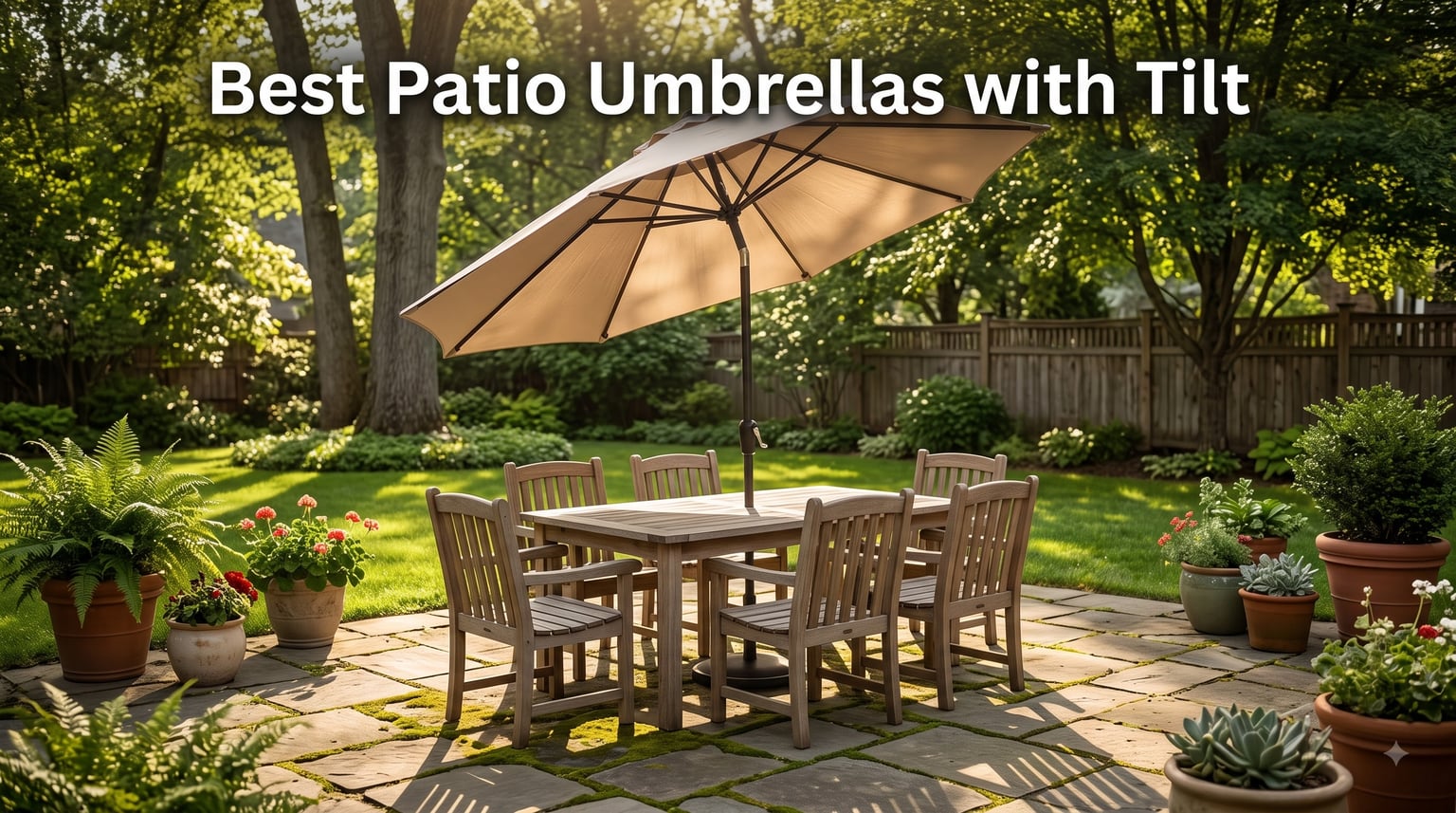 Best Patio Umbrellas with Tilt