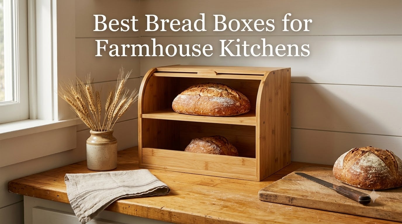 Best Bread Boxes for Farmhouse Kitchens