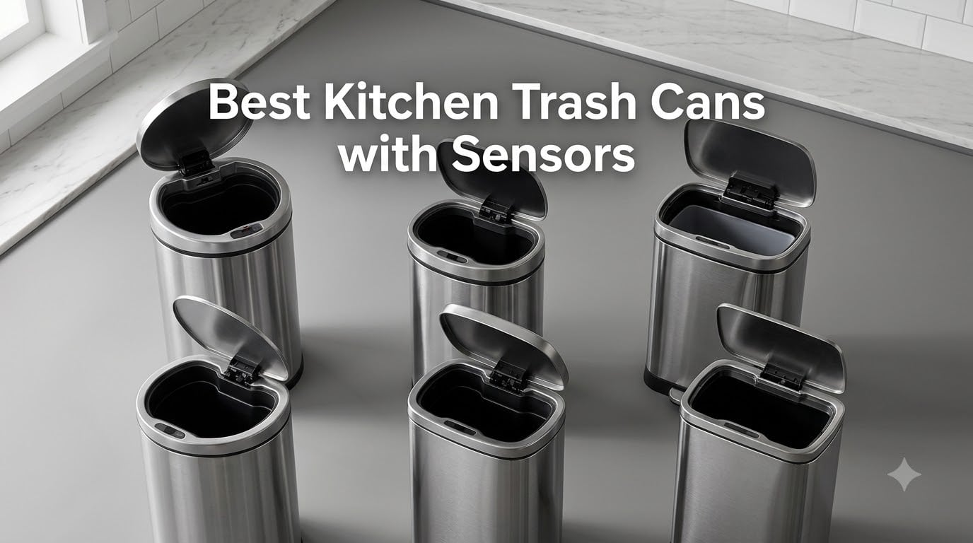 Best Kitchen Trash Cans with Sensors