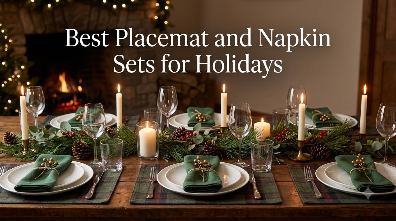 Best Placemat and Napkin Sets for Holidays